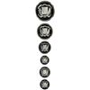 Image 2 : Dominican Republic (struck at the San Francisco mint), six-coin silver proof set of pattern 1, 5, 10