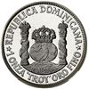 Image 2 : Dominican Republic, silver proof pattern 100 pesos (off-metal strike), 1980, Enriquillo, pillar doll