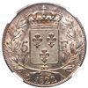 Image 2 : France (Paris mint), 5 francs, Louis XVIII, 1822-A, NGC MS 62.