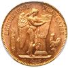 Image 1 : France (Paris mint), gold 50 francs, 1904-A, angel writing on tablet, PCGS MS64.