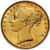 Image 1 : Great Britain (London, England), gold sovereign, Victoria (young head), 1863, NGC MS 61.