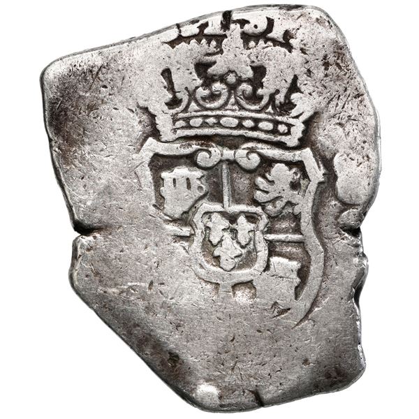 Guatemala, cob 8 reales, 1738 (J).