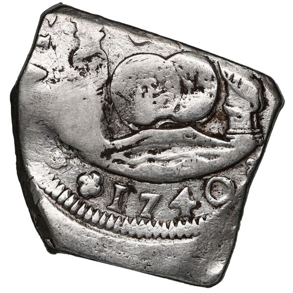 Guatemala, cob 8 reales, 1740 J.