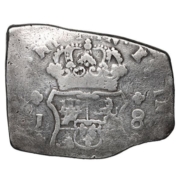 Guatemala, cob 8 reales, 1753 J.