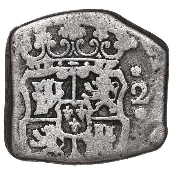 Guatemala, cob 2 reales, 1736 (J).