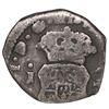 Image 1 : Guatemala, cob 1/2 real, 1747 J, denomination "1/2", very rare.