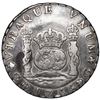 Image 2 : Guatemala, pillar 8 reales, Ferdinand VI, 1756 J, normal N in king's name, very rare.
