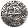 Image 1 : Guatemala, 8 reales, sun-over-mountains countermark (Type II, 1839) on cross side of a contemporary