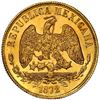 Image 2 : Guanajuato, Mexico, gold 20 pesos, 1872 S, NGC MS 66, finest known in NGC census.