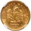 Image 1 : Mexico City, Mexico, gold 1 peso, 1903 M, small date variety, NGC MS 64.