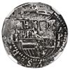 Image 1 : Panama, cob 1 real, Philip II, assayer oB to left, mintmark AP over denomination I to right, very ra
