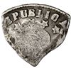 Image 2 : Paraguay (War of the Triple Alliance), 1 real, countermark "1" in rounded hexagonal field of horizon