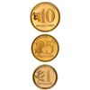 Image 2 : Paraguay (struck in Brazil), gold proof denomination set, 1978, rare: 10 guaranies, NGC PF 67 Ultra 