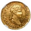 Image 1 : Lima, Peru, gold bust 1/2 escudo, Ferdinand VII, 1818 JP, NGC MS 62 ("top pop").