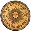Image 1 : Cuzco, Peru (Republic of South Peru), gold 1 escudo, 1838 MS, very rare, NGC MS 63+, ex-Garrett, ex-