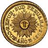 Image 1 : Cuzco, Peru (Republic of South Peru), gold 1/2 escudo, 1838 MS, very rare, NGC MS 63.