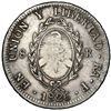 Image 2 : Philippines (under Spain), 8 reales, Isabel II, crowned "Y.II" countermark (Type VI, 1834-7) on an A