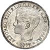 Image 1 : Philippines (under Spain), 1 peso, Alfonso XIII, 1897 SG-V, NGC MS 62.