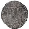 Image 1 : Burgos, Spain, 1 real, Ferdinand-Isabel, mintmark B on reverse with assayer X to left of cross poten