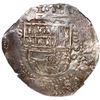 Image 1 : Seville, Spain, cob 8 reales, 1590 date to right, assayer Gothic D below denomination o-VIII and min