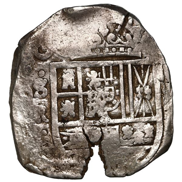 Seville, Spain, cob 8 reales, 1633 R.