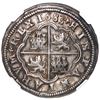 Image 2 : Segovia, Spain, milled 4 reales, Charles II, 1683 BR, three-arch aqueduct, dots at mintmark, NGC MS 