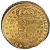 Image 1 : Seville, Spain, gold milled 8 escudos, Philip V, 1701 M, florets flanking fleece, 8-S-8-M in tressur