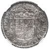 Image 1 : Seville, Spain, milled 2 reales, Philip V, 1734 PA, NGC MS 64, finest known in NGC census.