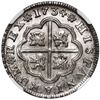 Image 2 : Seville, Spain, milled 2 reales, Philip V, 1734 PA, NGC MS 64, finest known in NGC census.