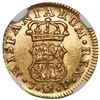Image 2 : Madrid, Spain, gold bust 1/2 escudo, Charles III, 1759 JP, NGC MS 63, finest known in NGC census.