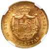 Image 2 : Madrid, Spain, gold 25 pesetas, Alfonso XII, 1879(79) EM-M, NGC MS 66.