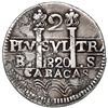Image 1 : Caracas, Venezuela, 2 reales, Ferdinand VII, 1820 BS, F-7 flanking cross, lions and castles in prope