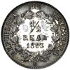 Image 2 : Venezuela (struck at the Paris Mint by Barre), silver essai 1/2 real, 1863 E, extremely rare, NGC SP