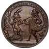 Image 2 : Great Britain, medium-sized copper alloy Admiral Vernon medal, (ca. 1739), Vernon / Satan, Walpole