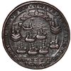 Image 2 : Great Britain, small copper alloy Admiral Vernon medal, 1739, Vernon / Porto Bello, ex-Adams (plate)