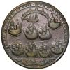 Image 2 : Great Britain, copper alloy Admiral Vernon medal, 1739, Vernon / Porto Bello, ex-Adams.