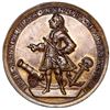 Image 1 : Great Britain, copper alloy Admiral Vernon medal, 1739, Vernon with cannon and anchor / Porto Bello,