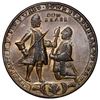 Image 1 : Great Britain, copper alloy Admiral Vernon medal, 1739, Vernon and Lezo / Porto Bello, ex-Adams (pla