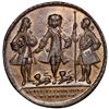 Image 1 : Great Britain, copper alloy Admiral Vernon medal, 1739, Vernon, Ogle and Wentworth / Porto Bello, ex