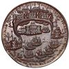 Image 2 : Great Britain, copper alloy Admiral Vernon medal, 1739, Vernon and Fort Chagre / Porto Bello, ex-Ada
