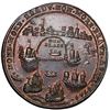 Image 2 : Great Britain, copper alloy Admiral Vernon medal, 1741, Vernon / Cartagena, ex-Adams, ex-Finn.