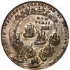 Image 2 : Great Britain, copper alloy Admiral Vernon medal, 1741, Vernon and Ogle / Cartagena, ex-Adams (plate