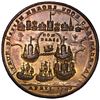Image 2 : Great Britain, copper alloy Admiral Vernon medal, 1741, Vernon and Ogle / Cartagena, ex-Adams.