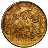 Image 2 : Great Britain, gilt copper alloy Admiral Vernon medal, 1741, Vernon, Ogle and Wentworth / Cartagena,