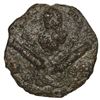 Image 1 : Great Britain, uniface copper alloy Admiral Vernon medal (button), (ca. 1739), Vernon and cannons, e