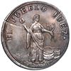 Image 1 : Guatemala (Central American Republic), silver 2R-sized medal, 1837, "trial by jury."