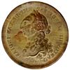 Image 2 : Mexico City, Mexico, brass uniface "cliche" (trial strike) of a large medal, Charles III, no date, e