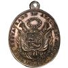 Image 2 : Peru, oval copper-alloy (off-metal) trial pattern of a military decoration, dated 1824, Bolivar / Ay