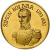 Image 1 : Spain, gold proof medal, (1970), inauguration of the Simon Bolivar monument in the Parque del Oeste 