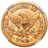 Image 2 : USA (San Francisco mint), gold $2-1/2 Coronet Liberty quarter eagle, 1860-S, NGC VF details / cleane